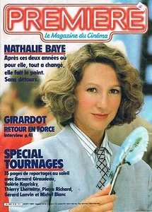 Premiere N°89 aout 1984:Nathalie baye Girardot - Picture 1 of 1