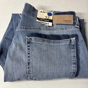 Ariat Womens Jordana Boyfriend Jeans 32R  Bombshell High Rise Un Hemmed Western - Picture 1 of 13