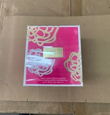Coach Poppy Freesia Blossom Eau Parfum Spray, Perfume Para Mujer, 3.4 OZ SELLADO Foto 1 de 3