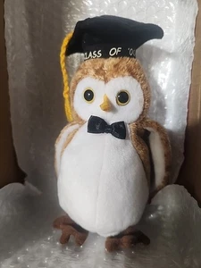 Ty Beanie Baby Wisest - Neu mit Etikett (Eule 2000) Abschluss Geburtsdatum 2000 - Bild 1 von 6