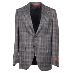Isaia 'Marechiaro' Wool-Cashmere-Silk-Linen Sport Coat Classic 40R (Eu 50) NWT - Picture 1 of 10
