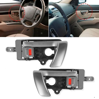 Manija interior de puerta interior izquierda derecha delantera trasera para Hyundai Santa Fe 2007-2012 Foto 1 de 4