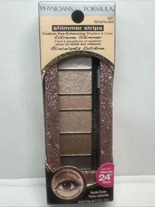 New! Physicians Formula Shimmer Strips 6407 Eye Enhancing Shadow Liner/Nude Eyes - Picture 1 of 1