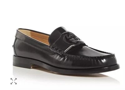 Mocasines GUCCI negros "GG MILLENIAL RIBOT" EE. UU. 11/Reino Unido precio de venta sugerido por el fabricante 990 USD Foto 1 de 4