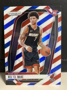 Kel‘El Ware 2024-25 Panini Prizm Basketball Red White Blue Prizm Rookie Card - Bild 1 von 2