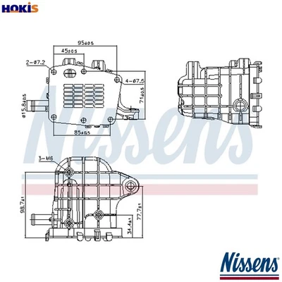 COOLER EXHAUST GAS RECIRCULATION 989481 FOR PEUGEOT EXPERT/Bus/Van 3008/II/SUV - Image 1 of 4