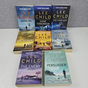 Lee Child Jack Reacher Crime Thriller x 8 Medium paperback Bulk Lot - Bild 1 von 6