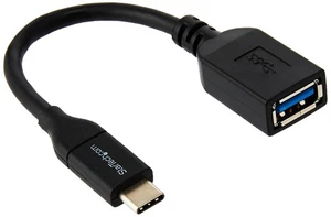 StarTech.com USB-C to USB Adapter - USB 3.0 (5Gbps) - 6in - USB-IF Certified - U - Picture 1 of 4