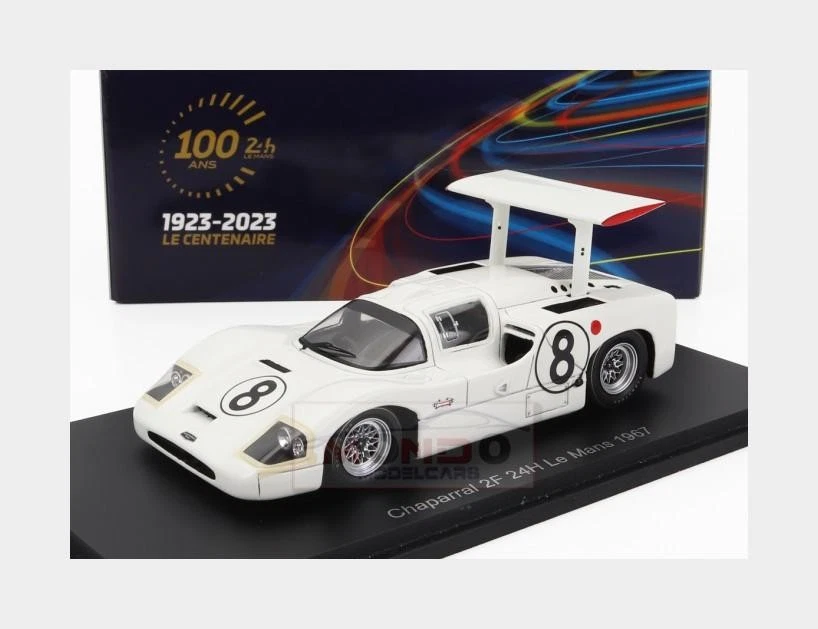 1:43 SPARK Chaparral 2F Chevrolet #8 24H Le Mans 1967 Jennings Johnson S9445 - Immagine 1 di 2