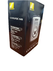 Nikon COOLPIX S01 Mini Digital Camera Silver 10.1MP Excellent++ , Batt Ex++ - Picture 1 of 11