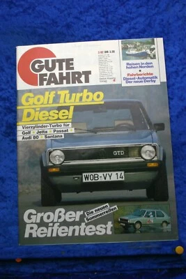 Buon Viaggio 3/82 VW GOLF GTD TURBO DIESEL JETTA PASSAT AUDI 80 SANTANA - Immagine 1 di 2