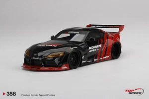 1/18 TSM Topspeed Pandem Toyota GR Supra V1.0 Advan SEMA 2019 TS0358 - Picture 1 of 1