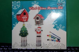 Wind Chime Wooden House kit for 2 birdhouses  Ages 4+ - Picture 1 of 2
