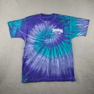 Vintage Seniors Final Tour Shirt Mens Large Purple Green Tie Dye 1998 Hippie Tee - Picture 1 of 11