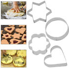 12 Pcs Metal Biscuit Star Cookie Cutter Cake Mould Sugarpaste Decorating Pastry