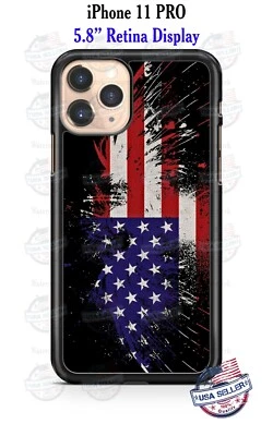 Funda protectora de teléfono con bandera de águila americana para iPhone 12 Samsung A11 A51 LG Google 4 Foto 1 de 4