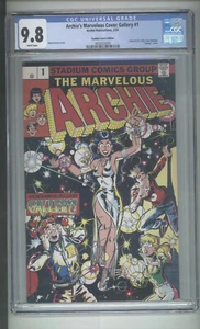 "ARCHIES MERAVIGLIOSA COPERTINA GALLERIA #1 CGC 9.8 ""STADIUM FUMETTI EDITION" - Foto 1 di 2