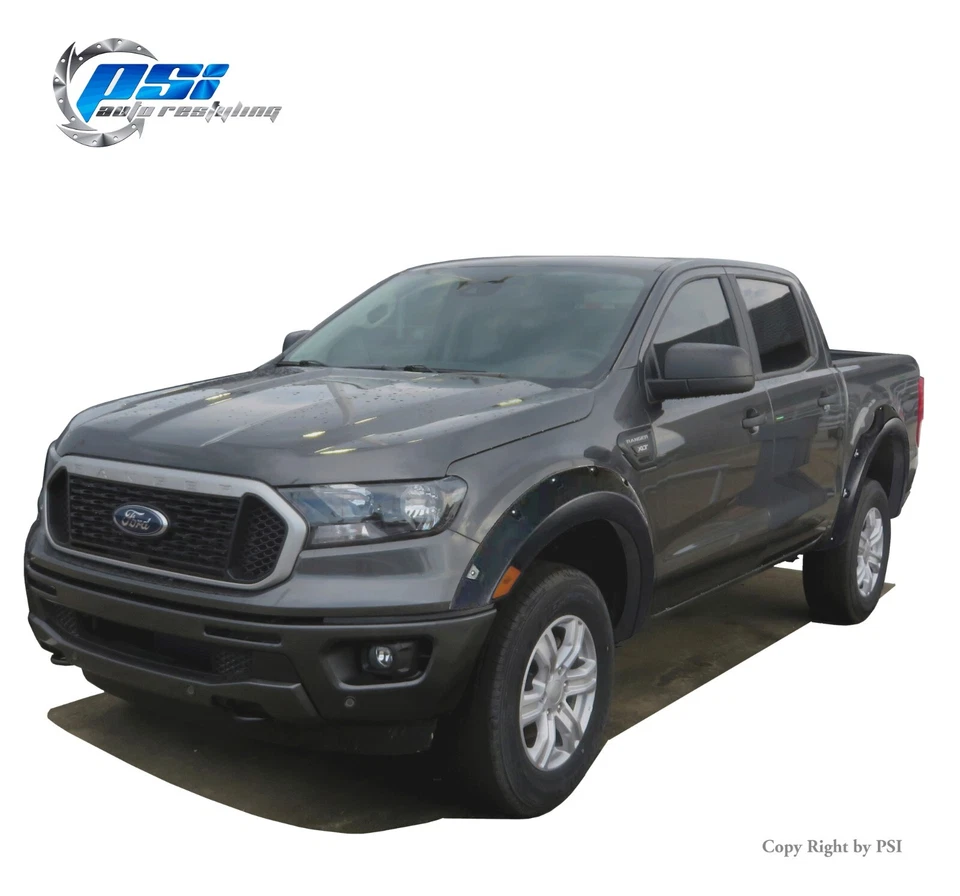 Pocket Rivet Bolt Fender Flares Fits Ford Ranger 19-23 5'1" Bed Only, Paintable Foto 1 de 4
