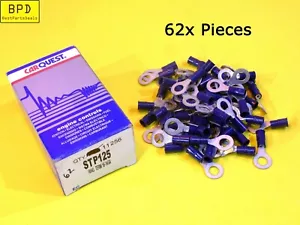 62x Blue Ring Terminal 16-14 ga. 1/4" Stud CARQUEST STP125 - Picture 1 of 2