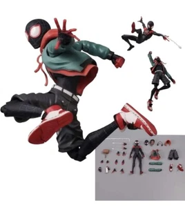 Sv Action Spiderman Miles Morales Action Figure Collection Sentinel Model toy - Picture 1 of 8