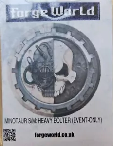 Warhammer 40k Minotaur Space Marine With Heavy Bolter Rare Event Only - Picture 1 of 2