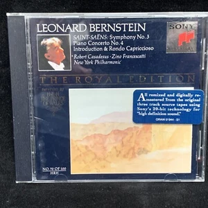 FRANCESCATTI violin - SAINT-SAENS - BERNSTEIN Royal Edition CASADESUS - SONY CD - Picture 1 of 3