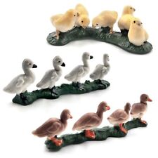 Animal Model Toys Small Chicken Duck Goose Figure Plastic Educational Home Decor