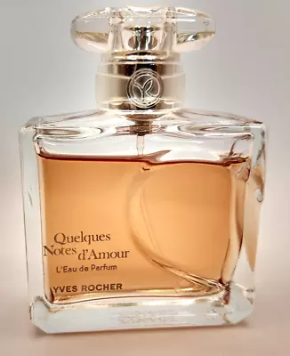 QUELQUES NOTES d'AMOUR de Yves Rocher EDP spray 1,6 fl. Oriental/woody oz sin caja Foto 1 de 3