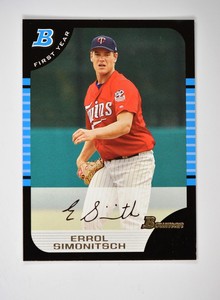 2005 Bowman #217 Errol Simonitsch FY RC - NM-MT