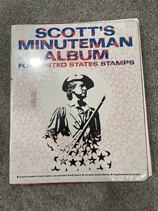 Vintage Scott’s Minuteman Album Includes United States Stamps 1847-1970's - Picture 1 of 24