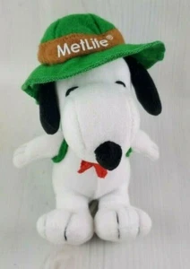 Peanuts Snoopy Plüschtier 6 Zoll Met Life Dog Camping Wanderoutfit Stofftier - Bild 1 von 6