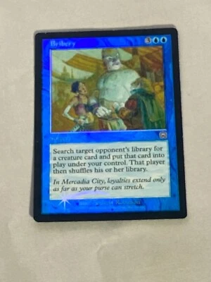 MTG FOIL Bribery Mercadian Masques Magic the Gathering - Image 1 of 4