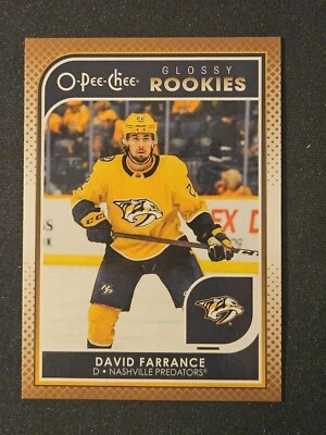 21-22 Upper Deck David Farrance OPC Glossy Rookie 💥💥💥 Bronze Variant  - Image 1 of 2