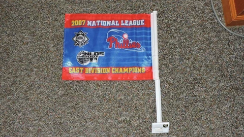 2007 NL East Champions Philadelphia Phillies Rico Industries Car Truck MLB Flag Cover