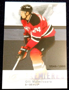 Olli Malmivaara Upper Deck Ice RC - 110 - 0549/ 1999, 2007 -08 NHL, Devils - Picture 1 of 2