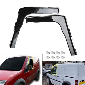 2-Tlg Windabweiser Schwarz passend Für Ford Tourneo Connect 02-13 Regenabweiser - Bild 1 von 12