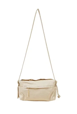 Rubi Charlie Cross Body Bag Casual Adjustable Crossbody Zipper Pockets Ecru NEW - Image 1 of 4