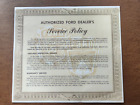 1960 Ford Thunderbird Authorized Ford Dealers Service Policy *Repro*