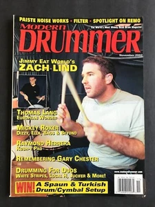 Modern Drummer Magazin November 2002 Jimmy Eat World's Zach Lind - Bild 1 von 2
