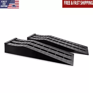 Portable Car Ramps Heavy Duty Low Profile Jack Support 10000lbs Garage Use - Picture 1 of 8