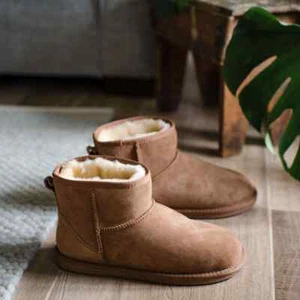 Deluxe Ladies 'Megan' Sheepskin Ankle Boots - Picture 1 of 14