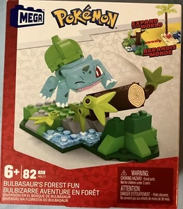 Set da costruzione divertente Pokemon Mega Bulbasaur's Forest NUOVO di Mega Blocks - Foto 1 di 4