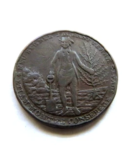 1797 EDINBURGH HALF PENNY - Picture 1 of 2