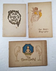 Diario de bebé 1927 - Biografía - Mejor bebé - Lote de material impreso - Los Ángeles - Imagen 1 de 15