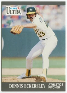 1991 Fleer Ultra #245 Dennis Eckersley Oakland Athletics - Bild 1 von 2