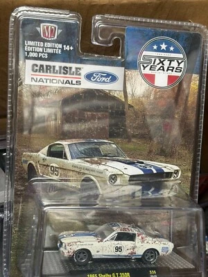 1/64 M2 1965 Ford Shelby G.T. 350R Mustang 60 Years Carlisle Event Exclusive - Image 1 of 4