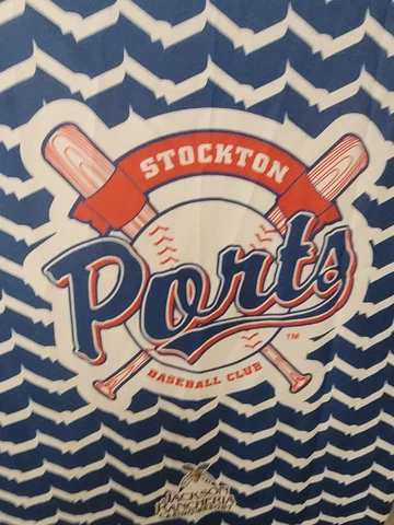 Stockton Ports BLANKET Stadium Giveaway MiLB MLB Oakland athletics A's Cover