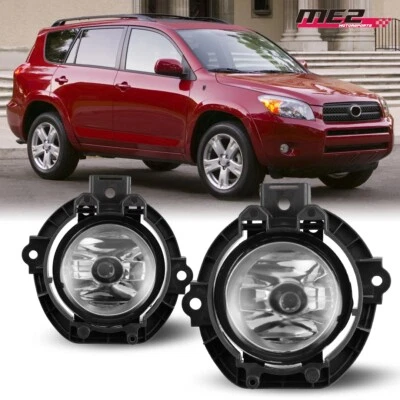 Par de luces antiniebla transparentes para parachoques delanteros Toyota RAV4 2006 2007 2008 Foto 1 de 4