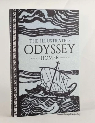 THE ILLUSTRATED ODYSSEY by Homer Deluxe Full-Color Hardcover Edition NEW
