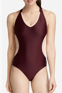 Jenna Dewan X Danskin  women’s M leotard V-neck Strappy Back mesh NEW - Picture 1 of 3
